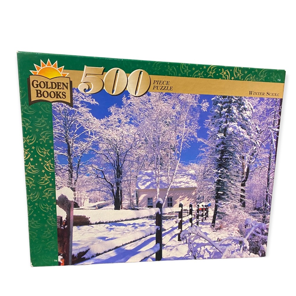 NEW Golden Books 500 Piece
Jigsaw Puzzle Winter Scene